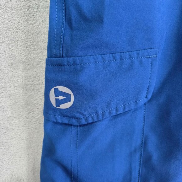 Mens 33,000 ft Blue Cargo Golf Shorts 10" Inseam Polyester Stretch Size 38 - Picture 5 of 11